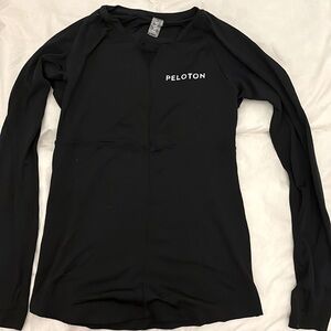 Peloton black long sleeve athletic shirt